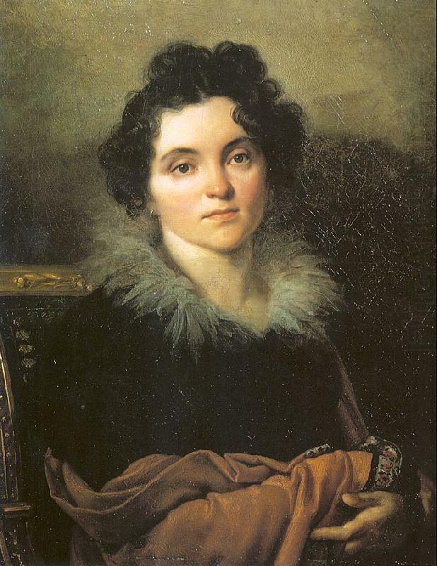 Portrait of Darya Khvostova, Kiprensky, Orest